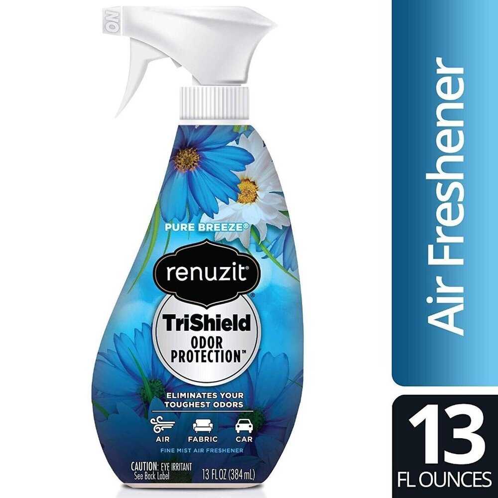 Renuzit Pure Breeze TriShield Odor Protection Neutralizer Spray, 13 oz 1-Pack